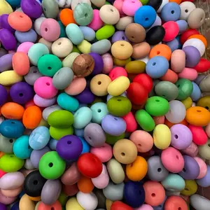 (SP7) 50pc - Silicone Abacus Bead