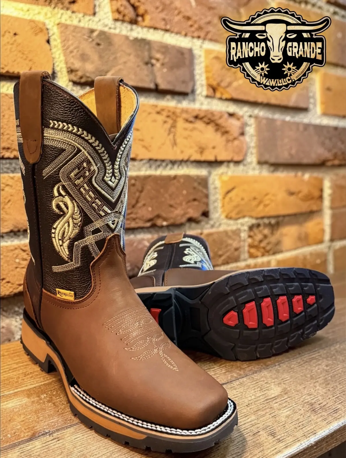 Bota para Hombre Ultra Ligera Suela Resistente a Resbalones & Aceite / Men's Ultra Light Boots Oil & Slip Resistant