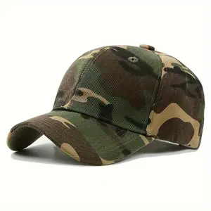Unisex Military Green Camouflage Baseball Cap High Quality Sun Protection Outdoor Plush Warm Christmas Hat Set Jacquard with Lights winter warm hat vintage leopard print unisex usb rechargeable casual trendy gold embroidery bag sport night pullover Printe