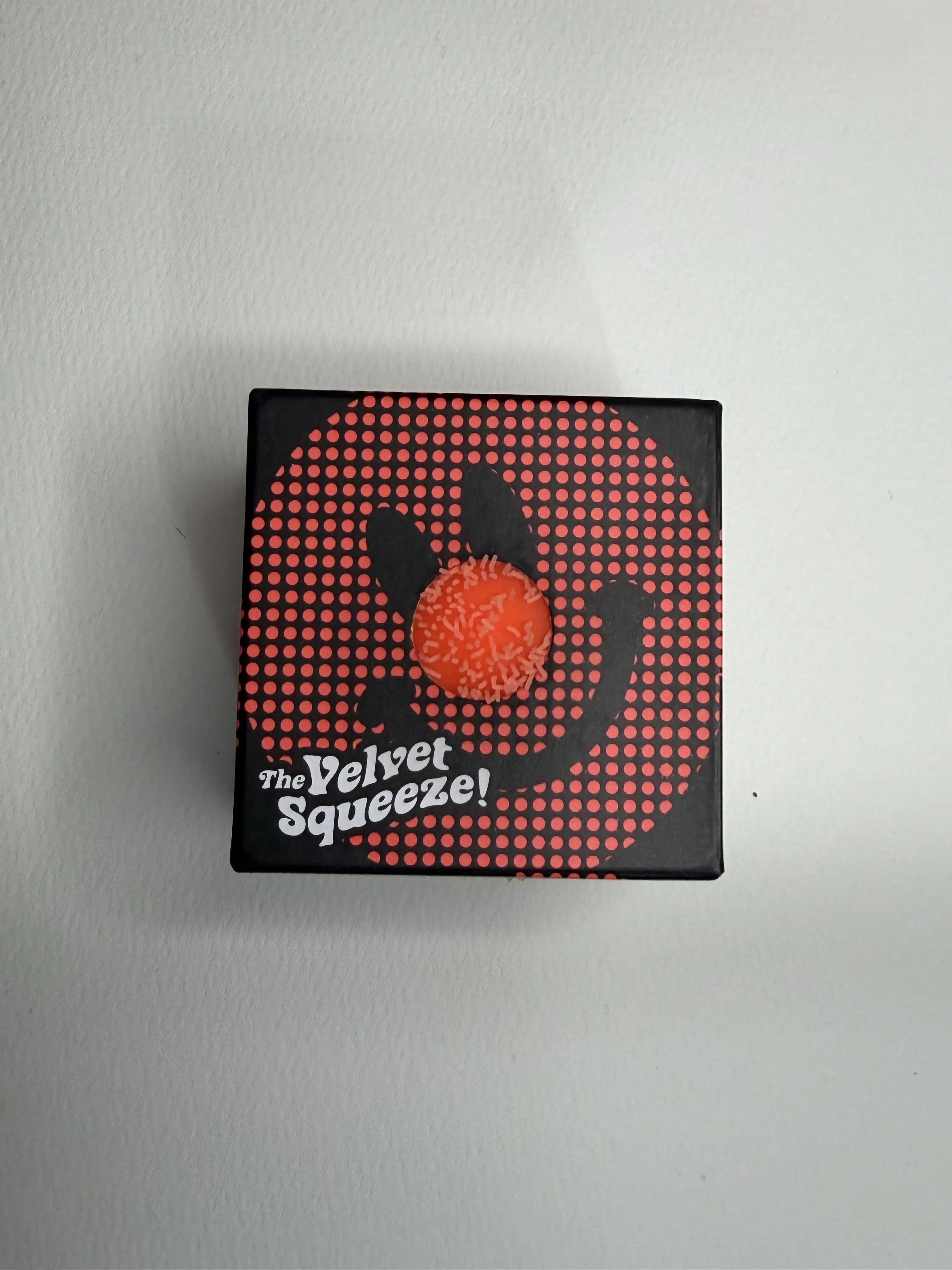 Flower power fuzzball squishy