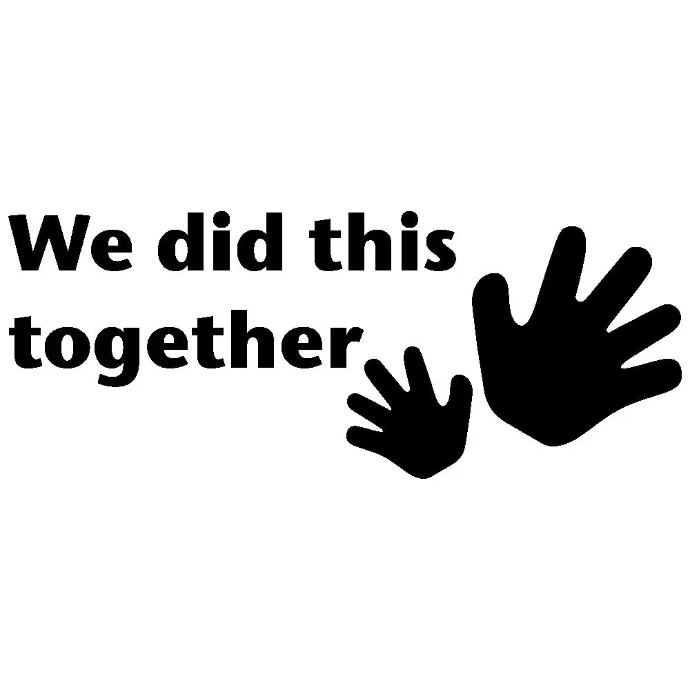 SHAPES ETC. Self Inking Teacher Stamp - We Did Together, Homeschool Essential, Perfect Grading Tool, Unique Teacher Gift