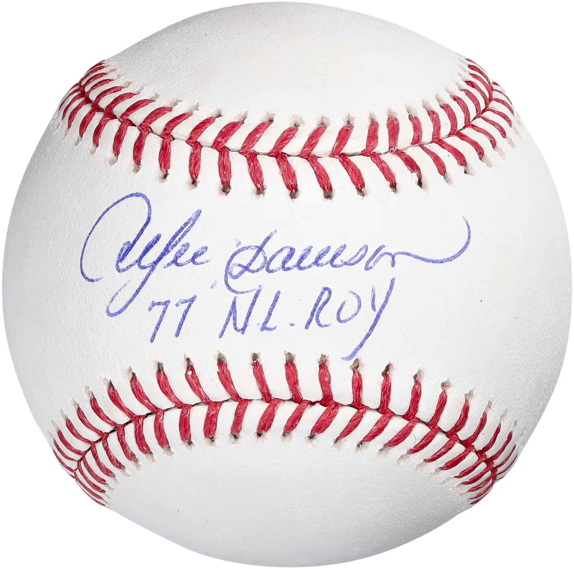 Andre Dawson Autographed Baseball with "77 N.L. ROY" Inscription - Fanatics Authentic Certified