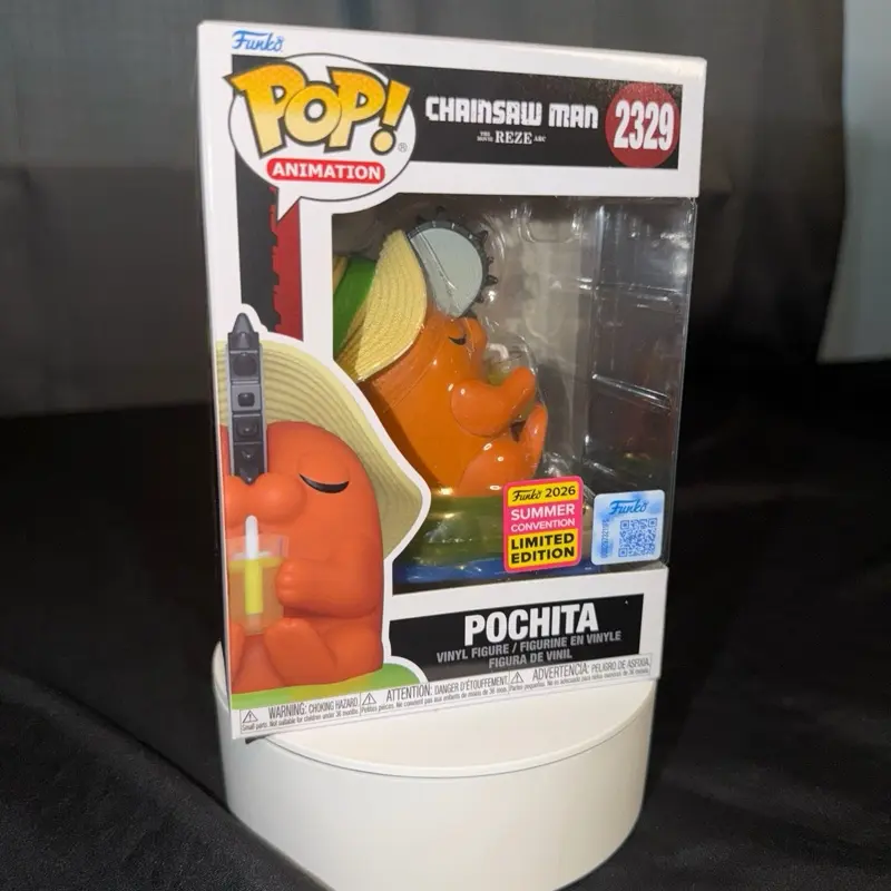 Chainsaw Man Collectible Figure - Pochita with Sunhat #2329, Unisex Display Action Figure for Toys & Hobbies Collection