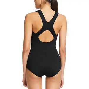 baleaf Classic Women's Backless One-Piece Swimsuit-Wide-Strap, UPF 50+, Training & Competitive Sports [PC:acg012]