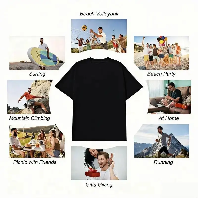 Men's Photorealistic Graphic T-Shirt, Classic Unisex 100% Cotton Top with Round Neck and Soft Premium Drape, Tshirt