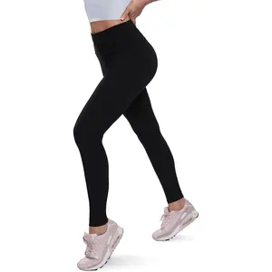 Fleece Lined Leggings Women - Soft Tummy Control High Waisted Winter Thermal Warm Yoga Pants for Workout Hiking