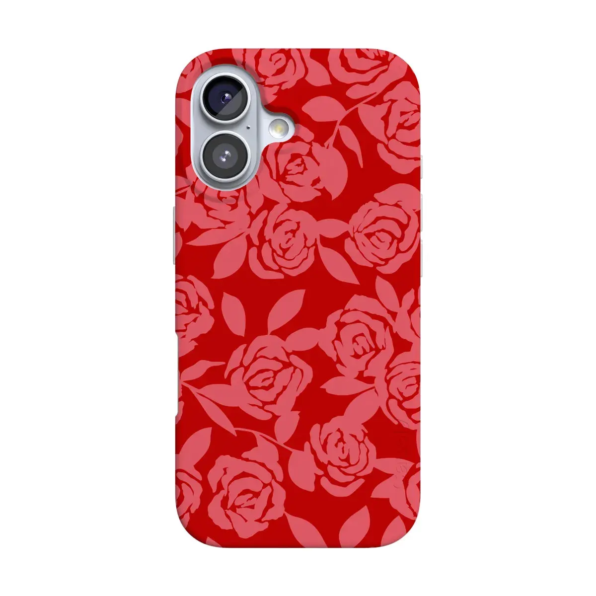 Casely iPhone 17 Case | Final Rose | Red & Pink Floral | Compatible with MagSafe | Classic Ultra Thin Design