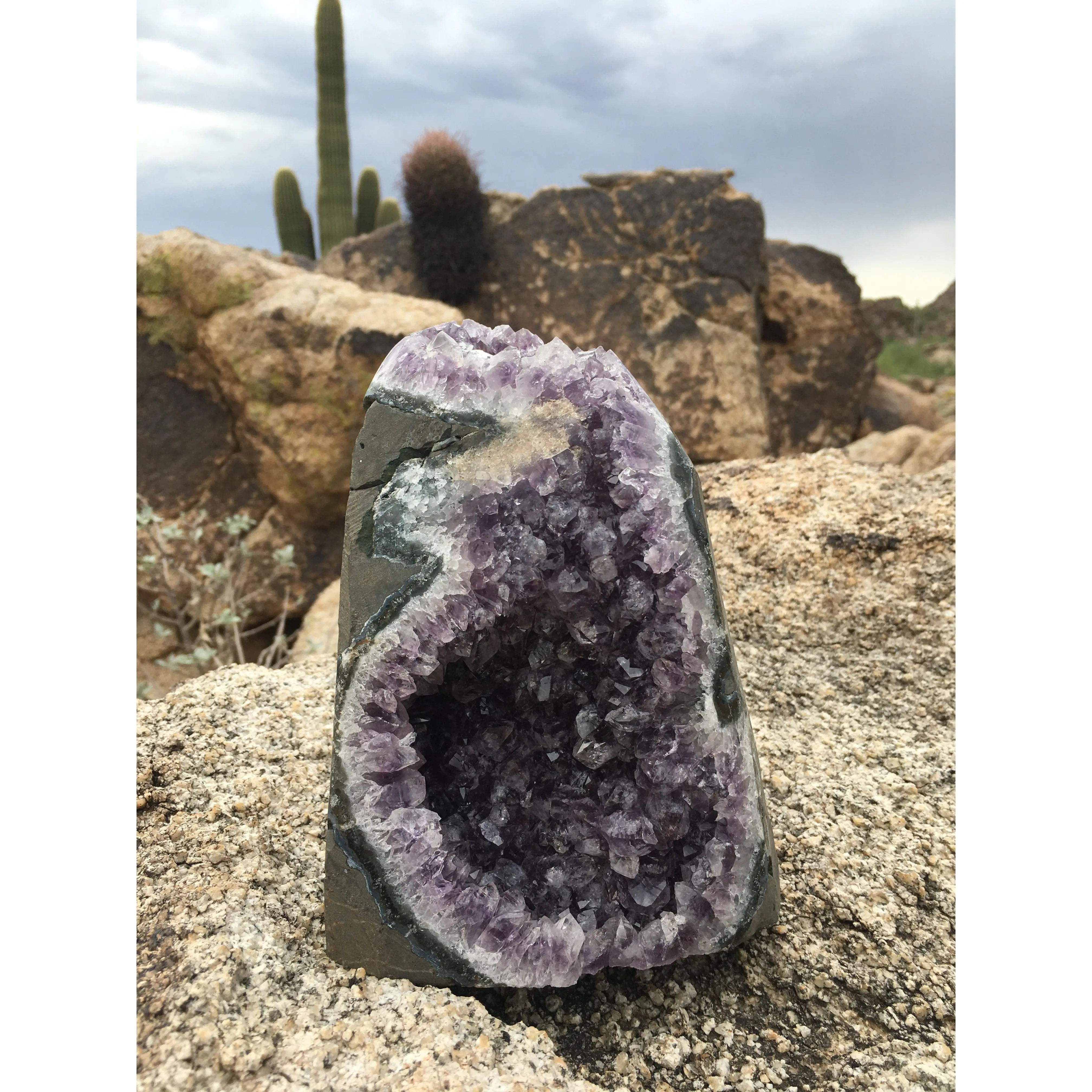 Amethyst Cut Base Crystal