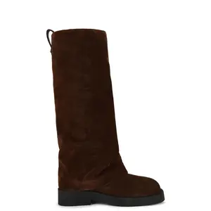 Schutz Keira Up Cloak Boot in Root Brown