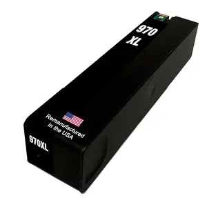 U.S. Remanufactured for HP 970XL (CN625AM) Black Ink Cartridge OEM Chip