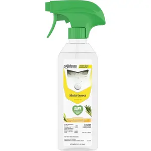 Essentials Multi-Insect Killer Spray Bottle, Child and Pet Safe, for Indoor Use, Lemongrass Scent, 12 fl oz