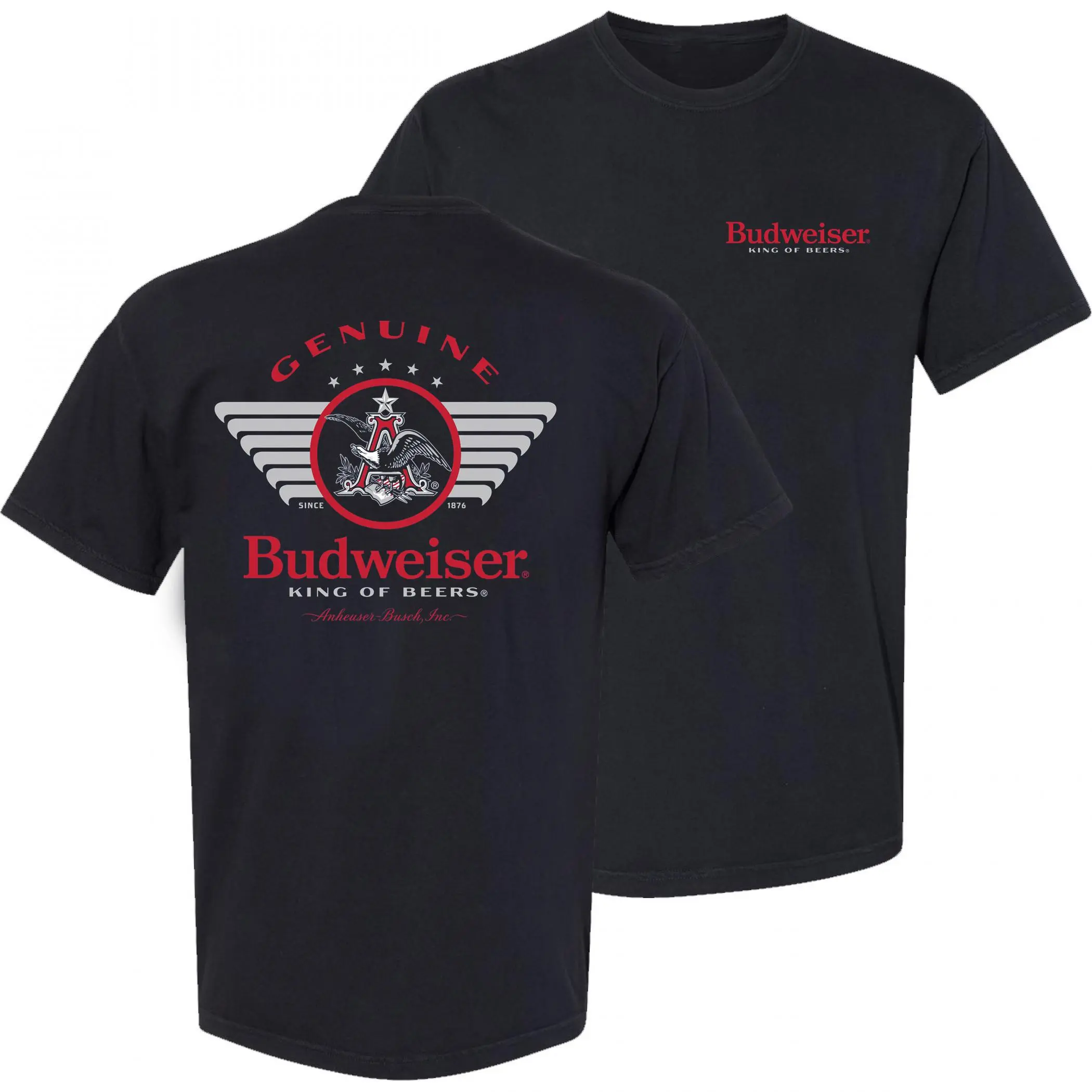 Budweiser King of Beers 2-Sided Retro Unisex T-Shirt - Comfort Colors, Hoodie, Sweatshirt, Unisex Design
