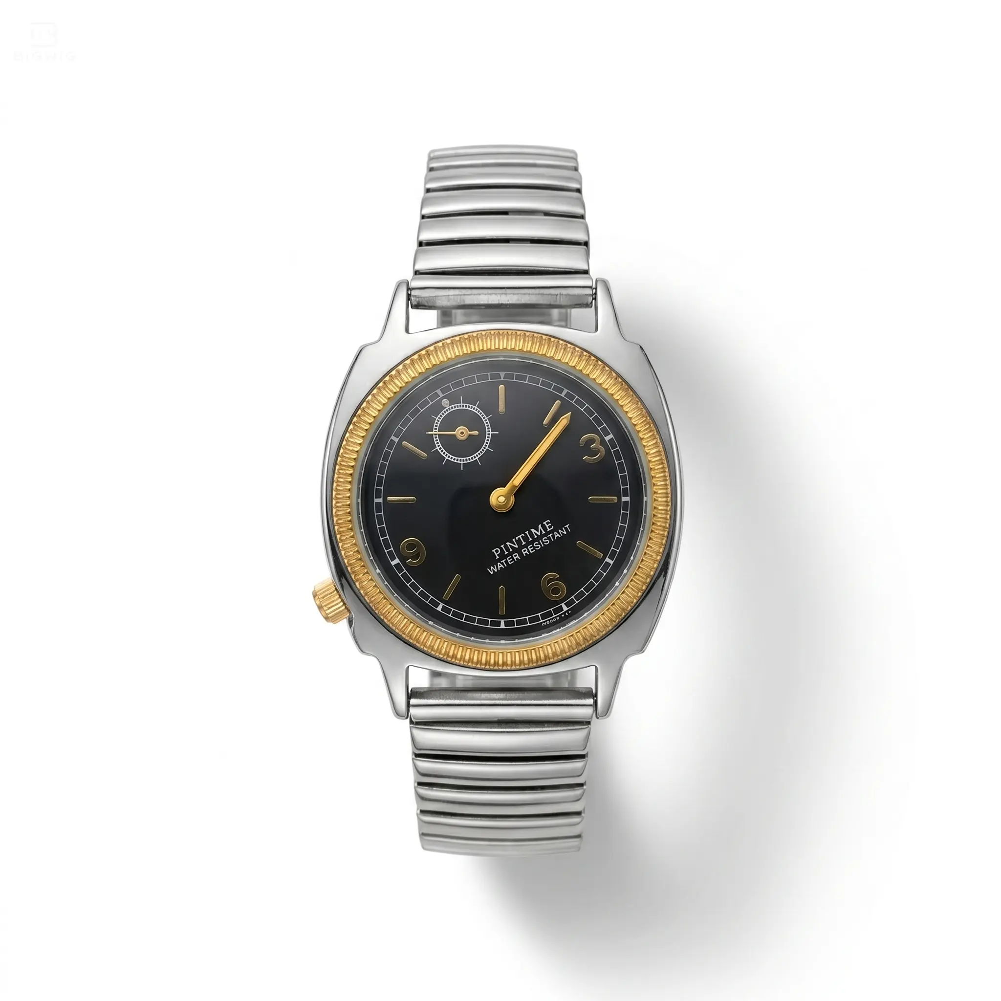 Classic Retro Men's Watch | Old Money Aesthetic Timepiece with Stretch Band