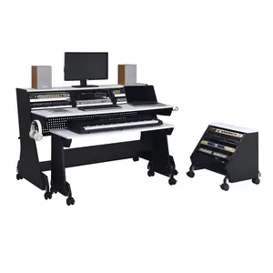 Musiea EX88 Series 88 Keys Pro Music Studio Desk Workstation with Rack Cabinet
