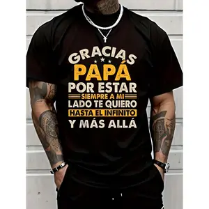 Men's T Shirt Funny Father's Day Quotes for Dad And Grandpa T T Shirt Small Black Graphic T T Shirts Breathable Sweat Wicking and Soft Suitable for Daily Commutes Lounging at Home and Casual Wear.2026 New Year's Party Street Style Outfits T Shirts