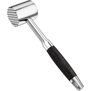 Meat tenderizer mallet lever laborsaving 304 stainlesssteel meat tenderizer tool for tenderizing chicken beef pork