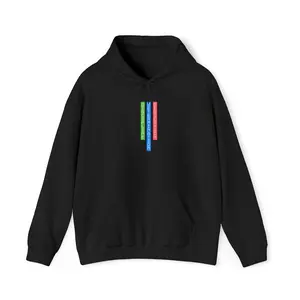 Discipline Determination Dedication Hoodie Minimalist Stripe Design Fitted Long Sleeve Autumn Casual Graphic Print Medium Length