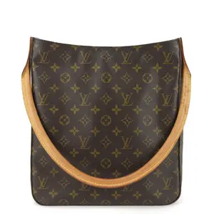 Pre-owned Louis Vuitton Canvas Shoulder Bags Looping GM Monogram Shoulder Bag