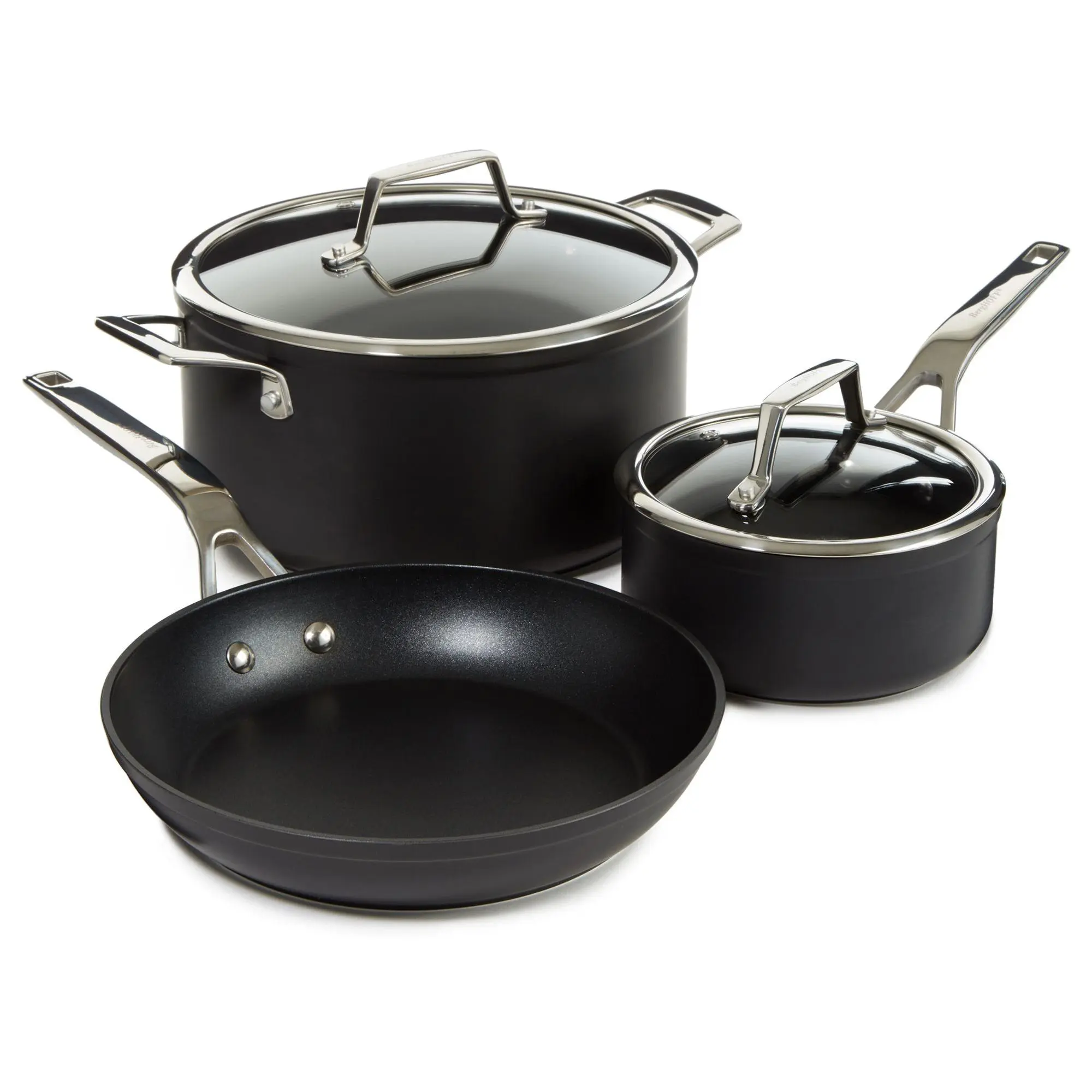 BergHOFF Essentials Hard Anodized 5-pc CookwareStarter Set