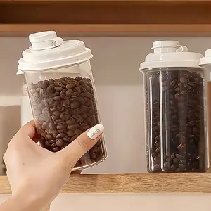 3pcs Measuring Food Storage Containers with Lids Airtight Sealed Canisters for Grains Flour Sugar Beans Coffee Kitchen Pantry Organization and Storage