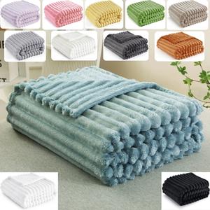 faux rabbit fur throw blanket, soft warm & cozy throw blanket, breathable soft blanket, versatile all-season gift for home, office, travel