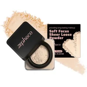 Soft Focus Setting Powder – Silky Smooth, Lightweight Loose Powder for Setting Makeup, Blurring Pores, Lines & Wrinkles, Soft Glow Finish, Long-Lasting, 0.21 oz