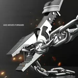 Essential for professional electricians! This multi-functional universal pliers and wire cutter features an industrial-grade PVC handle and combines the functions of a stripping tool and a cutting tool into a professional manual tool.