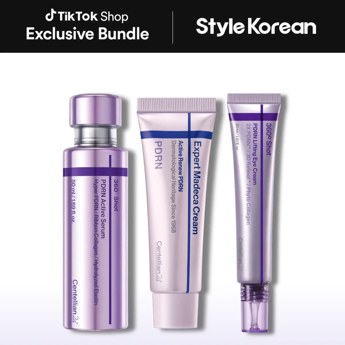 [Centellian24] PDRN Lifting Trio Set (Serum + Cream + Eye Cream) Madeca Renew PDRN eye lifting reduce fine lines and wrinkles enhance elasticity