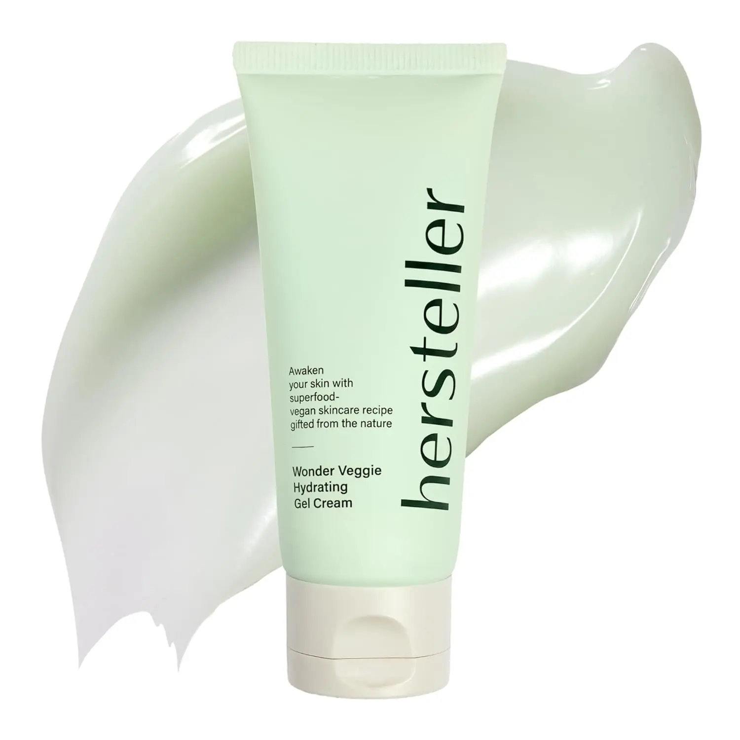 hersteller Wonder Veggie Hydrating Gel Cream, Vegan K-Beauty Face Moisturizer with 72% Kale Extract, Lightweight Non-Sticky 24H Hydration for Sensitive Skin, Travel-Friendly Tube, 1.69 fl oz 50ml