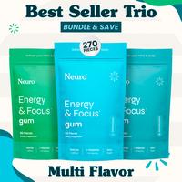 Multi Pouch Energy Gum Trio 