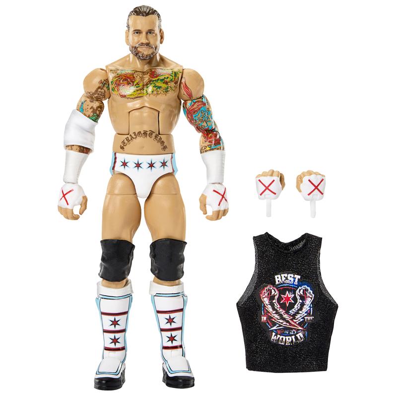 CM Punk - WWE Elite 121 Mattel WWE Toy Wrestling Action Figure