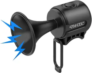 120Db Electric Bike Horn - Waterproof Bicycle Bell for Adults , Rechargeable 300Mah Battery, Loud & Clear Sound, Perfect for Safe Riding, IPX4 Rated LESOVI