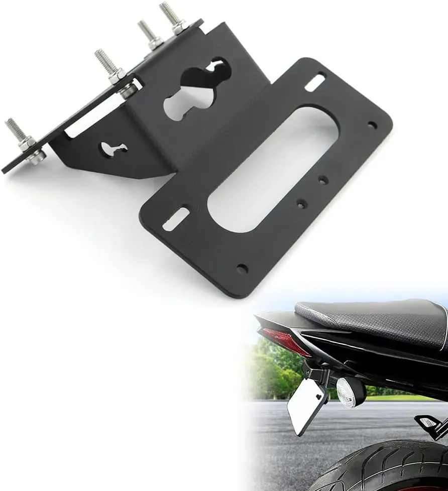 Fender Eliminator Fit for SV650 2017 2018 2019 2020 2021 2022 2023 2024 2026/ SV650X 2018-2026 / SV650 ABS 2017-2026 Tail Tidy, Compatible with OEM/Stock Turn Signal (Black)