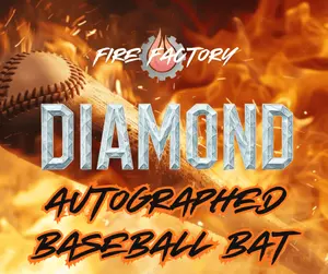 PYT DIAMOND Fire Factory Autographed Baseball Bat