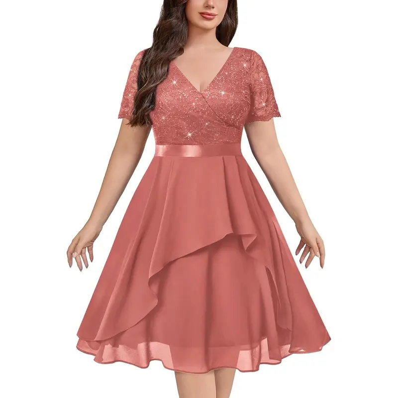 Plus size 22 wwdding guest dresses - TikTok Shop Plus size 22 wwdding guest dresses - TikTok Shop