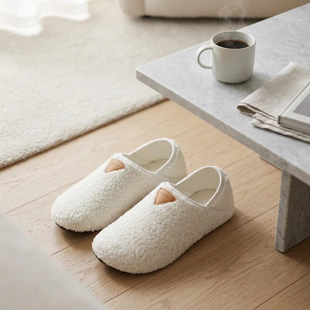 Unisex SlipOn Indoor Barefoot SlipperSocks  Plush, Comfortable Women's Walking Footwear for Home, Travel woman allswifit