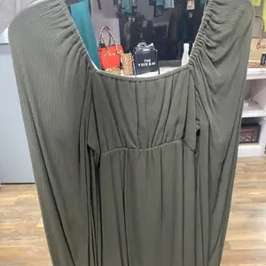 Copper key green dress