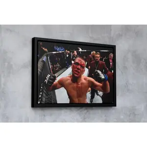Nate Diaz Canvas Wall Art, Nate Diaz Print Art, Nate Diaz Poster, Home Décor, High Quality Paper Print Decor Decoration