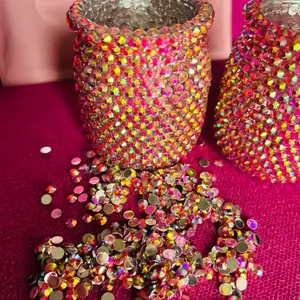 AB Hot Pink Lemonade Resin Flatback Rhinestones 5mm SS20 - Set of 3000 for Blinging