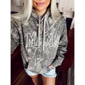 Camo Embroidered Mama Hoodie