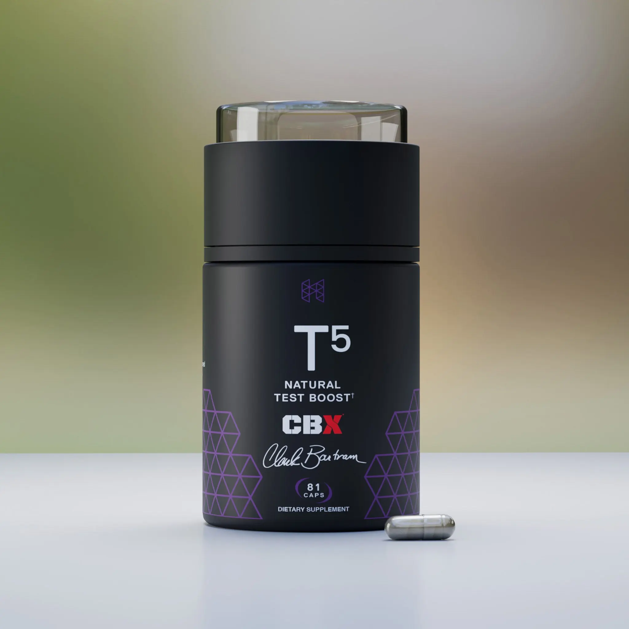 HPN T(5) Test Optimization Booster Edible Chemical Free Healthy Workout Stamina Supplement with Testofen, Boosts Test Production, Supports Endurance, Energy, Muscle Growth & Recovery - 81 Capsules, 1-Month Supply, Healthy Supplement