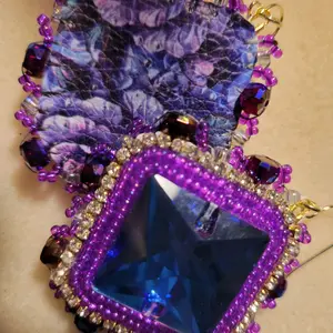 Bright Purple Earrings