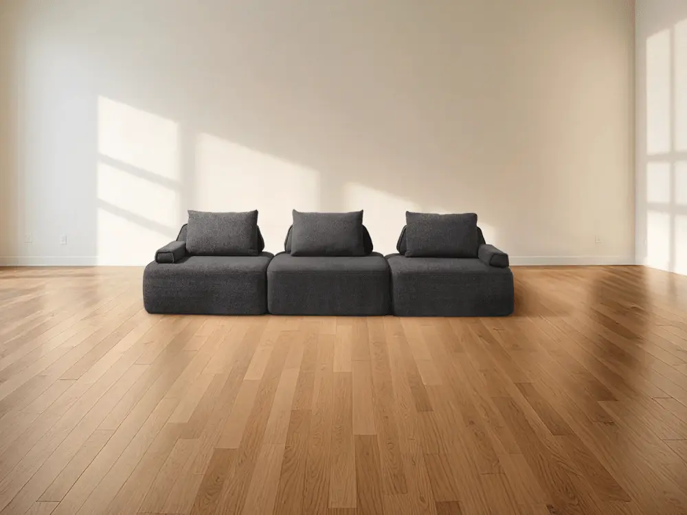Cushie 3 Seater Modular Sleeper Sofa 120"
