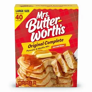 Mrs. Butterworth Pancake and Waffle Mix 32 Ounce - Bold Flavors Diary Free Pancake Mix for Baking - Bake