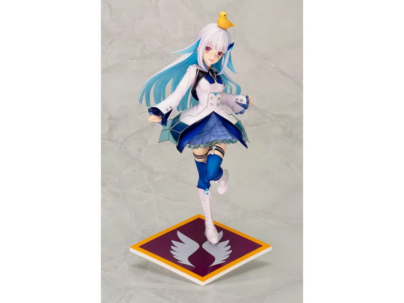 212 MAIN Kotobukiya PP954 Nijisanji Lize Helesta PVC-Based Collectible Art Statue - Feather Motif, Pearl Finish