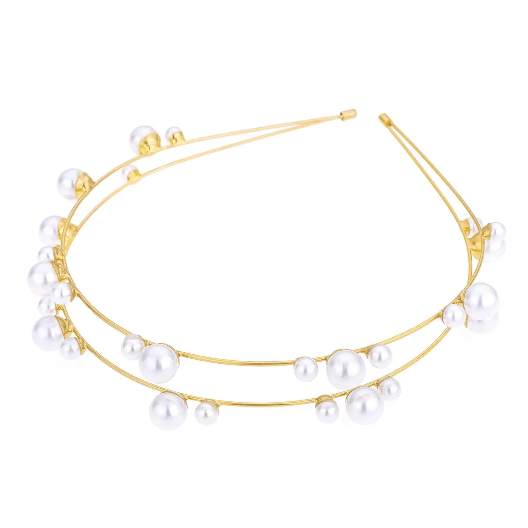 Ettika Faux Pearls Headband