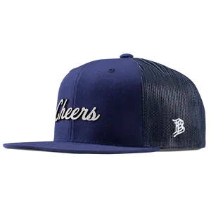 Cheers Script Flat Bill Trucker Hat