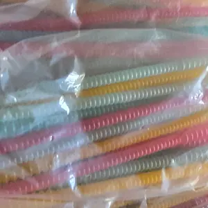Tupperware Brands 20 pack  Whistling Straws for Kids and Adults - Multicolor Reusable Drinking Straws