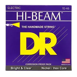 DR Strings Hi-Beam Nickel Electric Guitar Strings 10-46