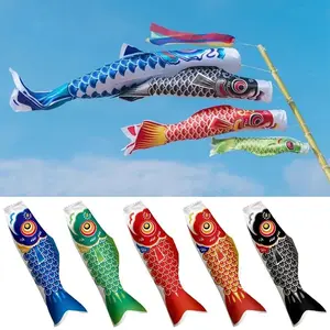 Japanese Carp Flag Windsock Outdoor Wind Direction Guide Flag Weathercock Windbag Kite Festivals Decor 40/70/95cm Weathervane